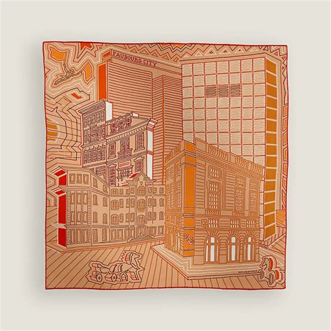 hermes davent la port|Faubourg City scarf 70 .